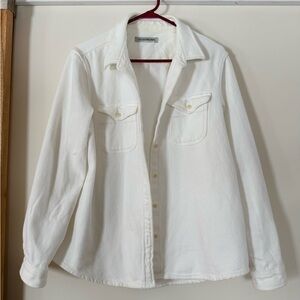 Outerknown White Button Down Shirt